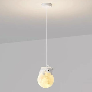 ZOWALA - Modern Children Room Astronaut Planet Pendant Light Image - 12