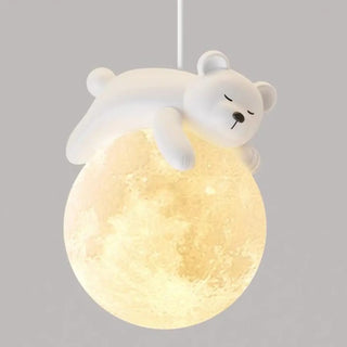 ZOWALA - Modern Children Room Astronaut Planet Pendant Light Image - 14