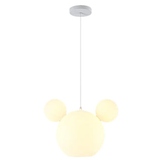 ZOWALA - Kids Room Cartoon Bear White Ceiling Light