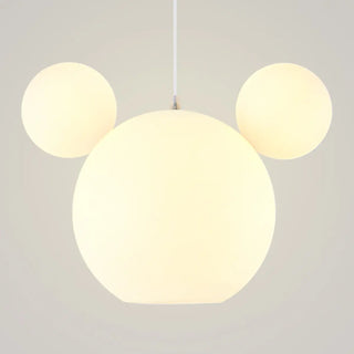 ZOWALA - Kids Room Cartoon Bear White Ceiling Light