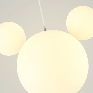 ZOWALA - Kids Room Cartoon Bear White Ceiling Light