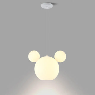 ZOWALA - Kids Room Cartoon Bear White Ceiling Light