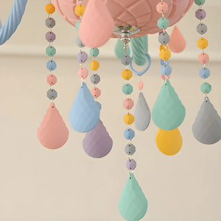 Colorful Resin Kids Room Chandelier with 5 Lights Image - 15