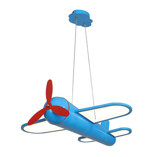 ZOWALA - Kids Room Yellow Airplane Ceiling Light