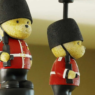 ZOWALA - Cartoon Soldier Star Castle Fabric Kids Room Chandelier Image - 11