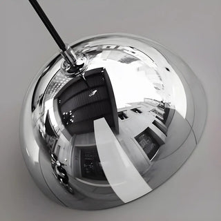 ZOWALA - Modern Children Room White Bear Metal Globe Pendant Light Image - 8