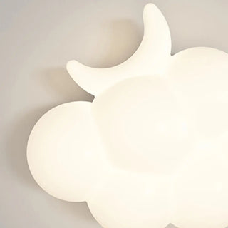 Creative Kids' Room White Cloud-Shaped LED Wall Light Zawala Image - 11