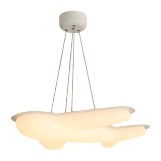ZOWALA - Airplane Resin Children's Room White Pendant Chandelier Image - 5