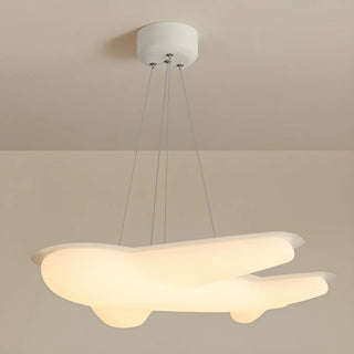 ZOWALA - Airplane Resin Children's Room White Pendant Chandelier Image - 6
