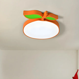 ZOWALA - Kids Yellow Banana Acrylic Flush Mount Light Image - 10