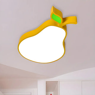 ZOWALA - Kids Yellow Banana Acrylic Flush Mount Light Image - 5