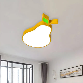ZOWALA - Kids Yellow Banana Acrylic Flush Mount Light Image - 7