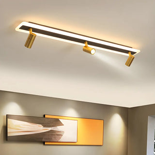 ZOWALA - Linear Modish LED Flush Mount Track Light Image - 1
