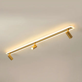 ZOWALA - Linear Modish LED Flush Mount Track Light Image - 10