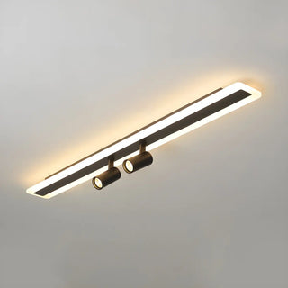 ZOWALA - Linear Modish LED Flush Mount Track Light Image - 11