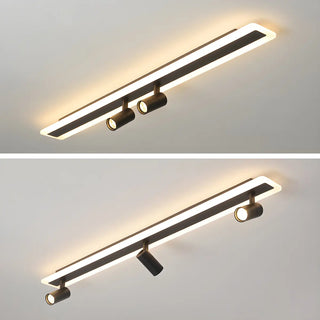 ZOWALA - Linear Modish LED Flush Mount Track Light Image - 13