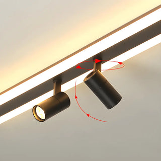 ZOWALA - Linear Modish LED Flush Mount Track Light Image - 15
