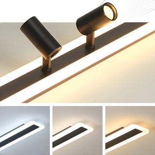 ZOWALA - Linear Modish LED Flush Mount Track Light Image - 16