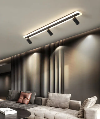 ZOWALA - Linear Modish LED Flush Mount Track Light Image - 17