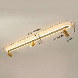 ZOWALA - Linear Modish LED Flush Mount Track Light #size