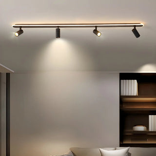 ZOWALA - Linear Modish LED Flush Mount Track Light Image - 4