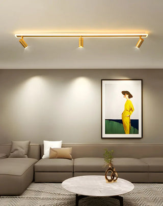 ZOWALA - Linear Modish LED Flush Mount Track Light Image - 6