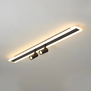 ZOWALA - Linear Modish LED Flush Mount Track Light Image - 7
