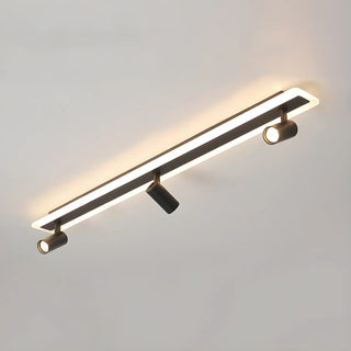 ZOWALA - Linear Modish LED Flush Mount Track Light Image - 8