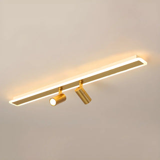 ZOWALA - Linear Modish LED Flush Mount Track Light Image - 9