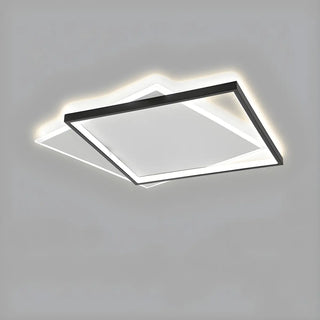 Living Room Modern Three Oval LED Flush Mount Light Zawala Image - 12