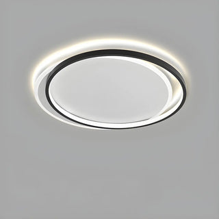 Living Room Modern Three Oval LED Flush Mount Light Zawala Image - 9