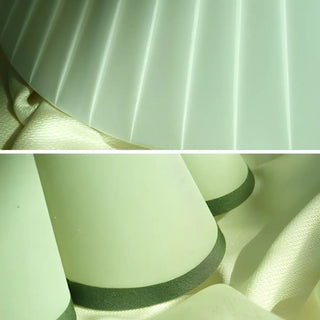 Living Room Elegant Cone Fabric Ceramic Table Lamp Zawala Image - 7