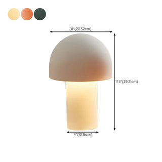 Living Room Simple Dome Mushroom Metal Table Lamp Zawala #size