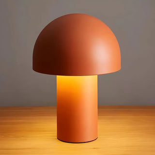 Living Room Simple Dome Mushroom Metal Table Lamp Zawala Image - 6