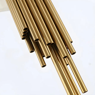 Luxurious Drum Shade Gold Metal LED Floor Lamp Zawala Image - 6