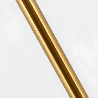 Luxurious Drum Shade Gold Metal LED Floor Lamp Zawala Image - 8