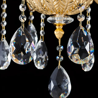 ZOWALA - Luxurious Grand Golden Crystal Chandelier Image - 9