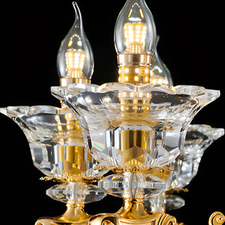 ZOWALA - Luxurious Grand Golden Crystal Chandelier Image - 7