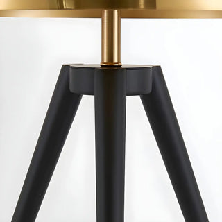 Bedroom Chic Luxury Gold Semi-Circle Tripod Table Lamp Zawala Image - 4