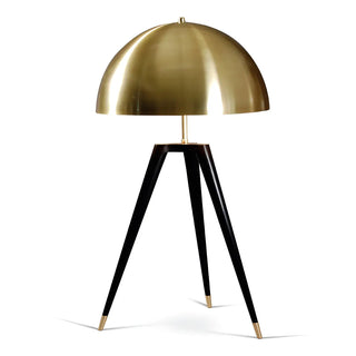 Bedroom Chic Luxury Gold Semi-Circle Tripod Table Lamp Zawala Image - 6