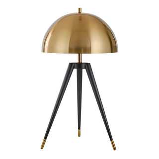 Bedroom Chic Luxury Gold Semi-Circle Tripod Table Lamp Zawala Image - 8