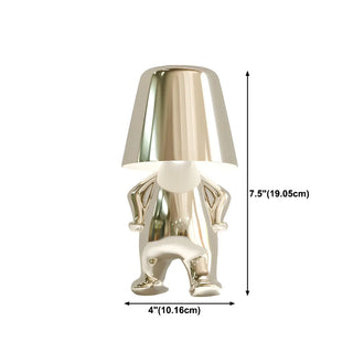 Creative Macaron Metal Man LED Bedroom Table Lamp Zawala Image - 17