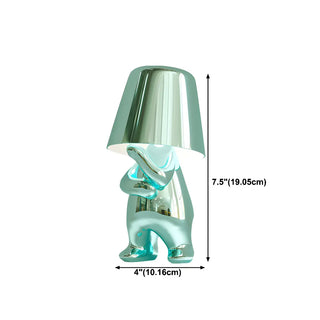 Creative Macaron Metal Man LED Bedroom Table Lamp Zawala Image - 18