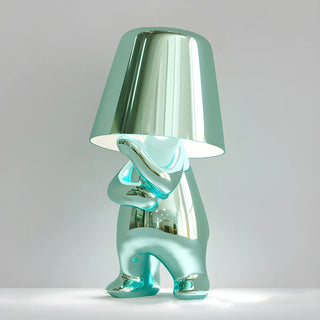 Creative Macaron Metal Man LED Bedroom Table Lamp Zawala Image - 4