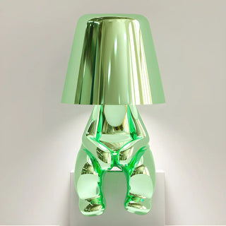 Creative Macaron Metal Man LED Bedroom Table Lamp Zawala Image - 5