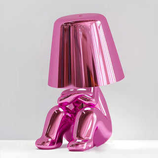 Creative Macaron Metal Man LED Bedroom Table Lamp Zawala Image - 6