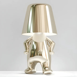 Creative Macaron Metal Man LED Bedroom Table Lamp Zawala Image - 8