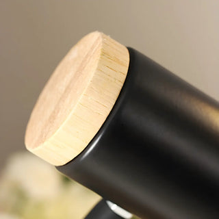 Contemporary Macaron Simple Wooden Base Table Lamp Zawala Image - 10