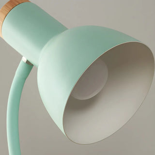 Contemporary Macaron Simple Wooden Base Table Lamp Zawala Image - 12
