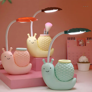 Children's Creative Cartoon Snail Bedside Table Lamp Zawala Image - 1